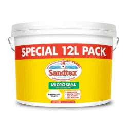 Sandtex® Ultra Smooth Masonry Paint Pure Brilliant White - 12L -Deals Furniture Store 12804843 1134870267897089