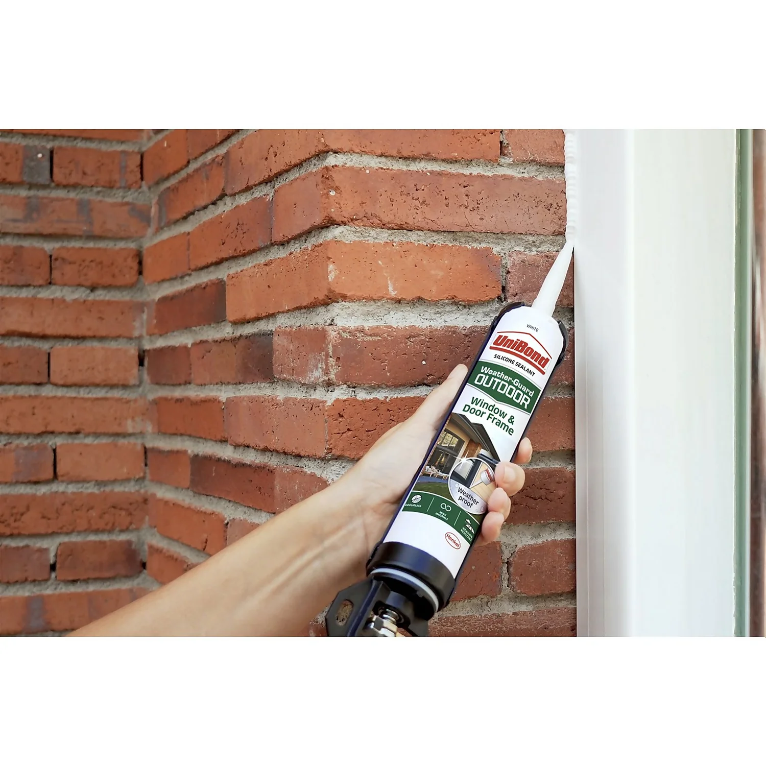 UniBond Window and Door Frame Outdoor Sealant - White Cartridge 392g UniBond Window And Door Frame Outdoor Sealant - White Cartridge 392g -Deals Furniture Store 12807860 1195032995499827
