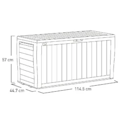 Keter Marvel Plus Outdoor Garden Storage Box 270L - Brown 9 Keter Marvel Plus Outdoor Garden Storage Box 270L - Brown -Deals Furniture Store 12808515 2804900072272276