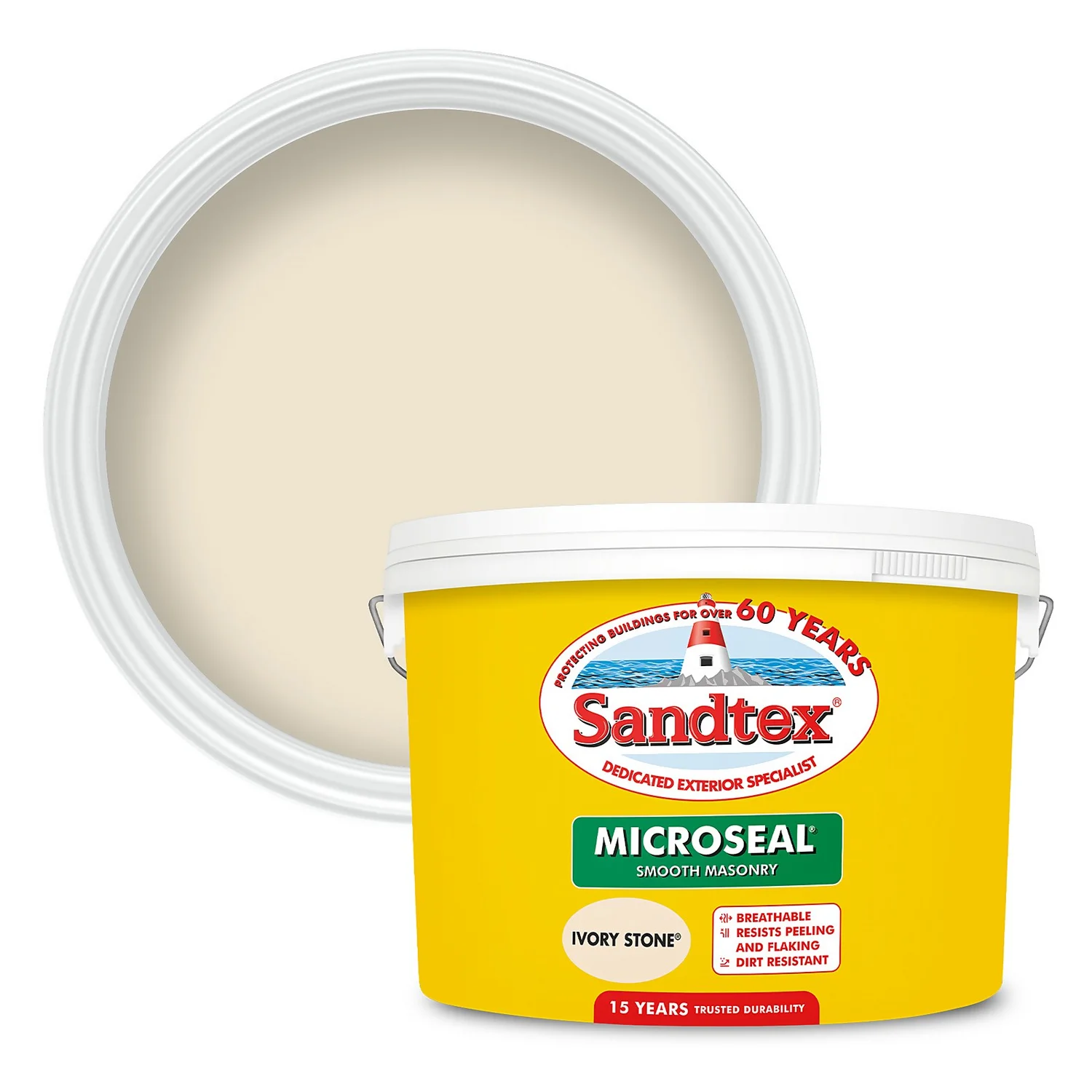Sandtex® Ultra Smooth Masonry Paint Ivory Stone - 10L Sandtex® Ultra Smooth Masonry Paint Ivory Stone - 10L -Deals Furniture Store 12810262 1284958585942322