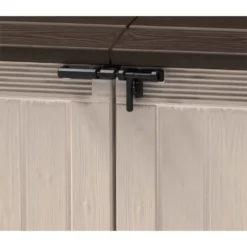 Keter Store It Out Ultra Outdoor Garden Storage Shed - Beige & Brown - 2000L -Deals Furniture Store 12815621 9644833203803011