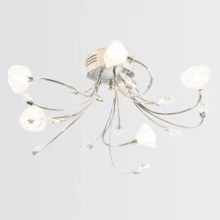 Flora 5 Lamp Semi-Flush Ceiling Light -Deals Furniture Store 12815958 1294938641700480