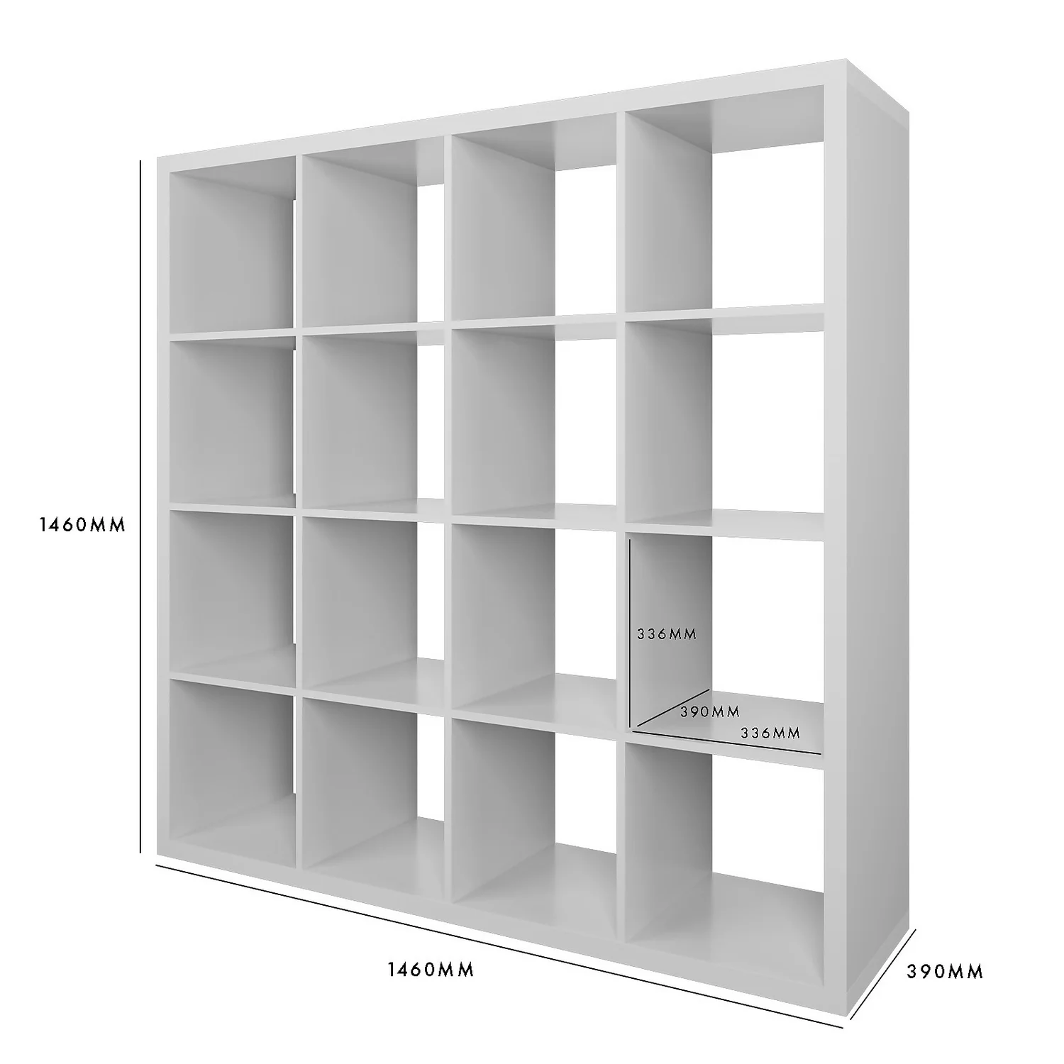 Clever Cube 4x4 Storage Unit - White Clever Cube 4x4 Storage Unit - White -Deals Furniture Store 12821332 1844953391927368