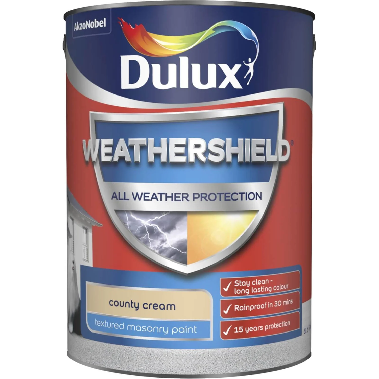 Dulux Weathershield All Weather Textured Masonry Paint Country Cream - 5L Dulux Weathershield All Weather Textured Masonry Paint Country Cream - 5L -Deals Furniture Store 12822859 2294831949695278