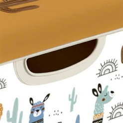 Curver Stockholm Llama Plastic Deco Storage Box - Multi-Coloured - 22L -Deals Furniture Store 12824053 1064832982957858