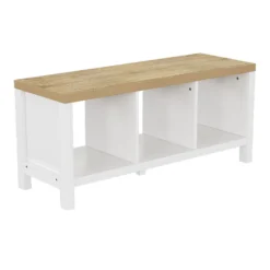 Clever Cube 1x3 Storage Unit With Legs - White