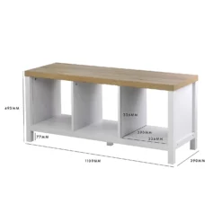Clever Cube 1x3 Storage Unit With Legs - White -Deals Furniture Store 12824159 1165052927610062