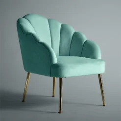 Sophia Scallop Occasional Chair - Duck Egg Blue 2 Sophia Scallop Occasional Chair - Duck Egg Blue -Deals Furniture Store 12834895 1504833175656834