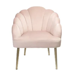Sophia Scallop Occasional Chair - Blush -Deals Furniture Store 12836665 1384861201622424