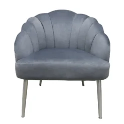 Sophia Scallop Occasional Chair - Grey -Deals Furniture Store 12838886 1264843597067370