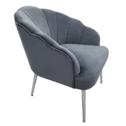 Sophia Scallop Occasional Chair - Grey -Deals Furniture Store 12838886 1634940538203316