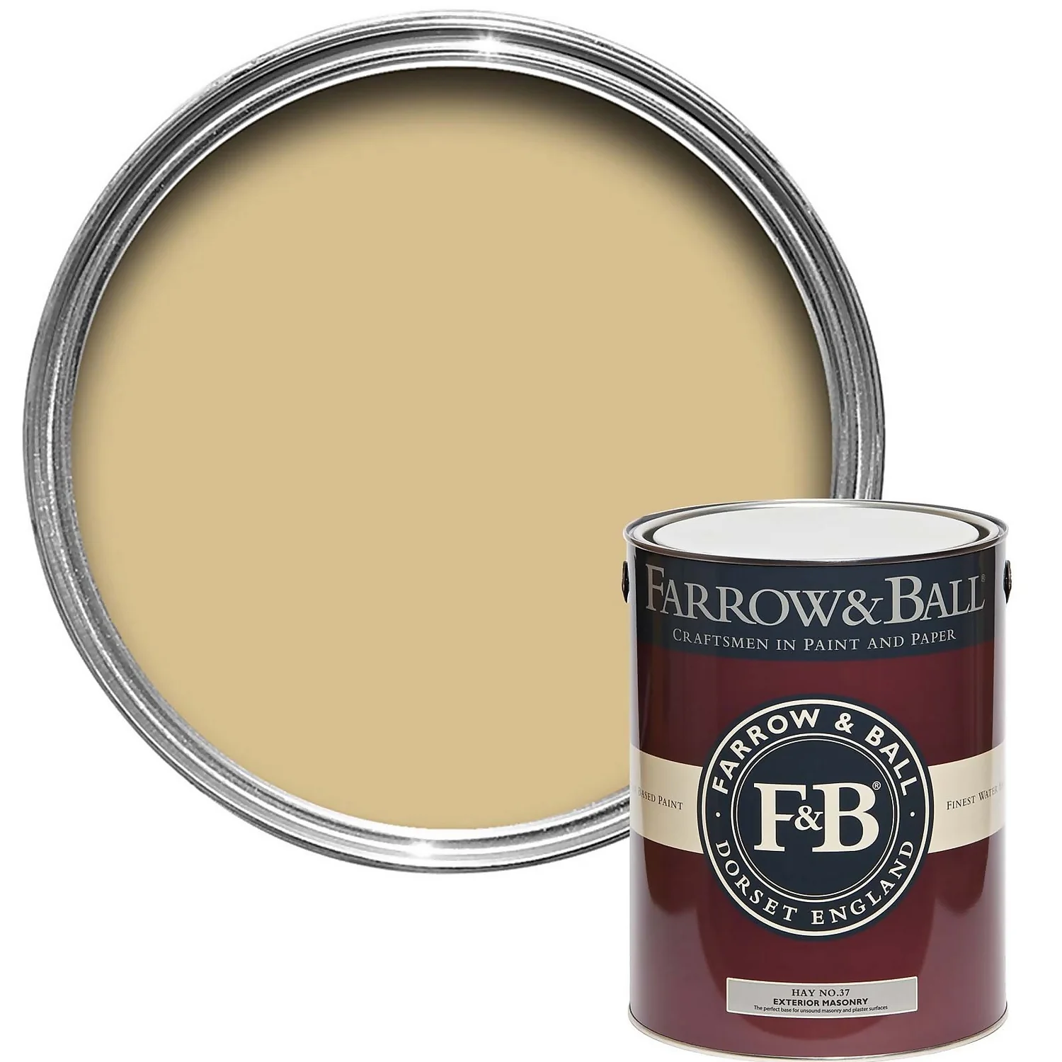 Farrow & Ball Exterior Masonry Hay - 5L Farrow & Ball Exterior Masonry Hay - 5L -Deals Furniture Store 12843709 3044951868825334