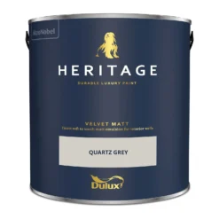 Dulux Heritage Matt Emulsion Paint Quartz Grey - 2.5L -Deals Furniture Store 12881991 1904843781718249
