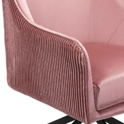 Pia Pleat Swivel Chair - Rose -Deals Furniture Store 12882869 1324887373410543