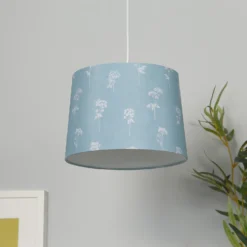Country Living Annabelle Patterned Cotton Drum Lamp Shade - 25cm -Deals Furniture Store 12882915 1135042036942964