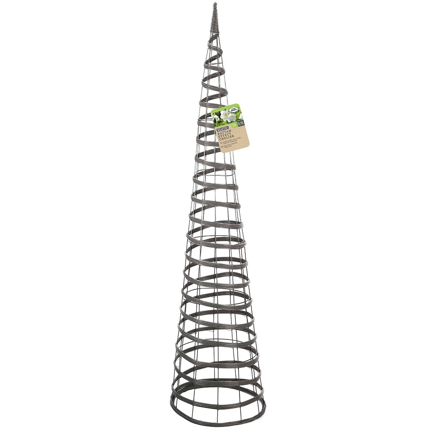 Smart Garden Faux Rattan Obelisk - Slate Smart Garden Faux Rattan Obelisk - Slate -Deals Furniture Store 12885559 2104856720603601