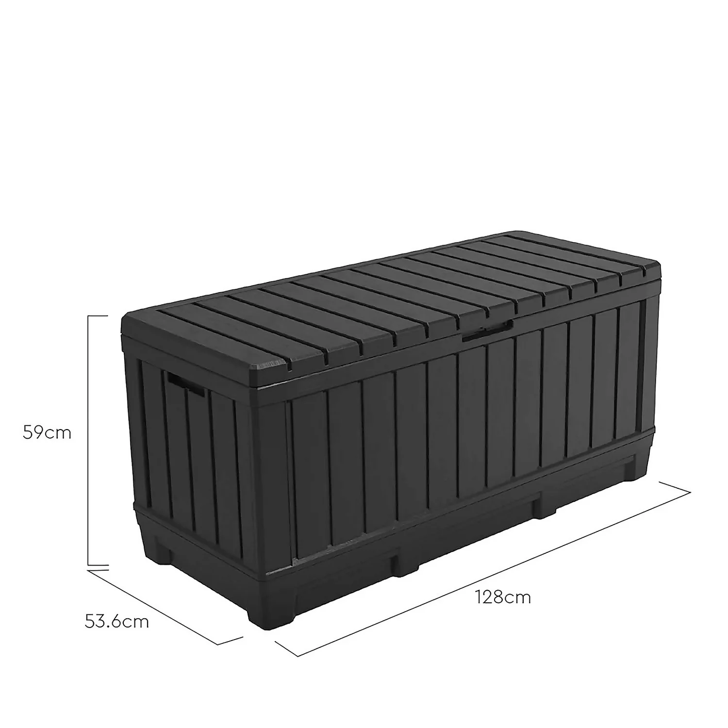 Keter Kentwood Outdoor Garden Storage Box 350L - Graphite Keter Kentwood Outdoor Garden Storage Box 350L - Graphite -Deals Furniture Store 12885762 1494899008656236