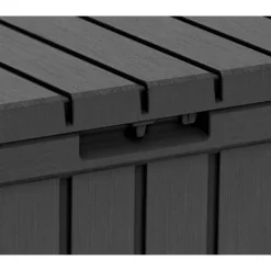 Keter Kentwood Outdoor Garden Storage Box 350L - Graphite 4 Keter Kentwood Outdoor Garden Storage Box 350L - Graphite -Deals Furniture Store 12885762 7534899008598270