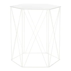 Hex Side Table Set Of 2 White -Deals Furniture Store 12888151 2074947208480038