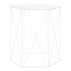 Hex Side Table Set Of 2 White -Deals Furniture Store 12888151 2124947208453494