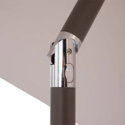 None 2.7m Crank & Tilt Parasol Natural - Dia. 38mm -Deals Furniture Store 12888565 2044843674514035