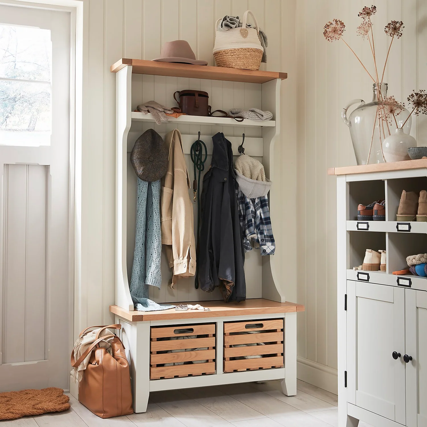 Ashstead Hallway Storage Unit - Ivory Ashstead Hallway Storage Unit - Ivory -Deals Furniture Store 12917104 9964923921246810