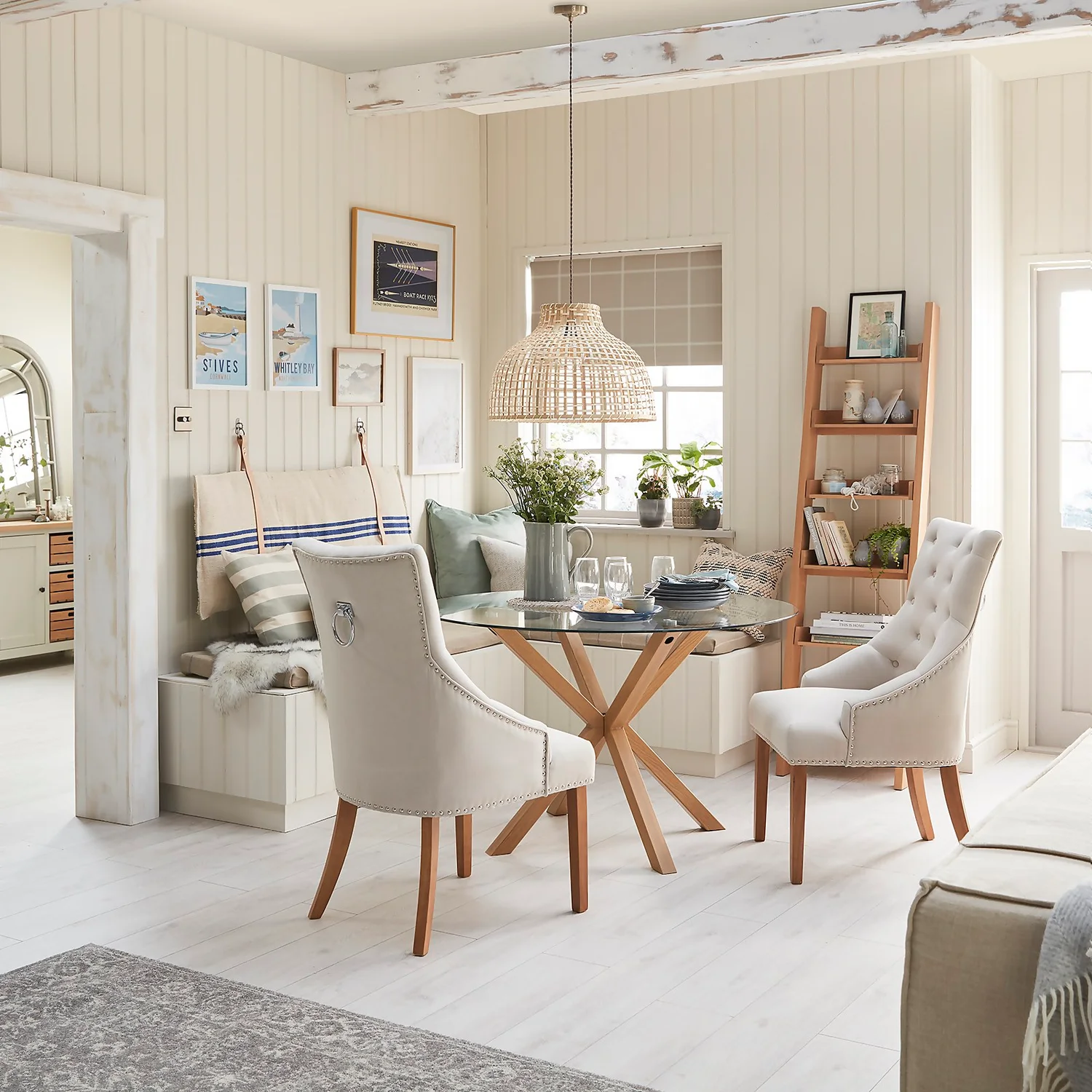 Ashstead Ladder Shelf - Oak Ashstead Ladder Shelf - Oak -Deals Furniture Store 12917108 1054925960015433