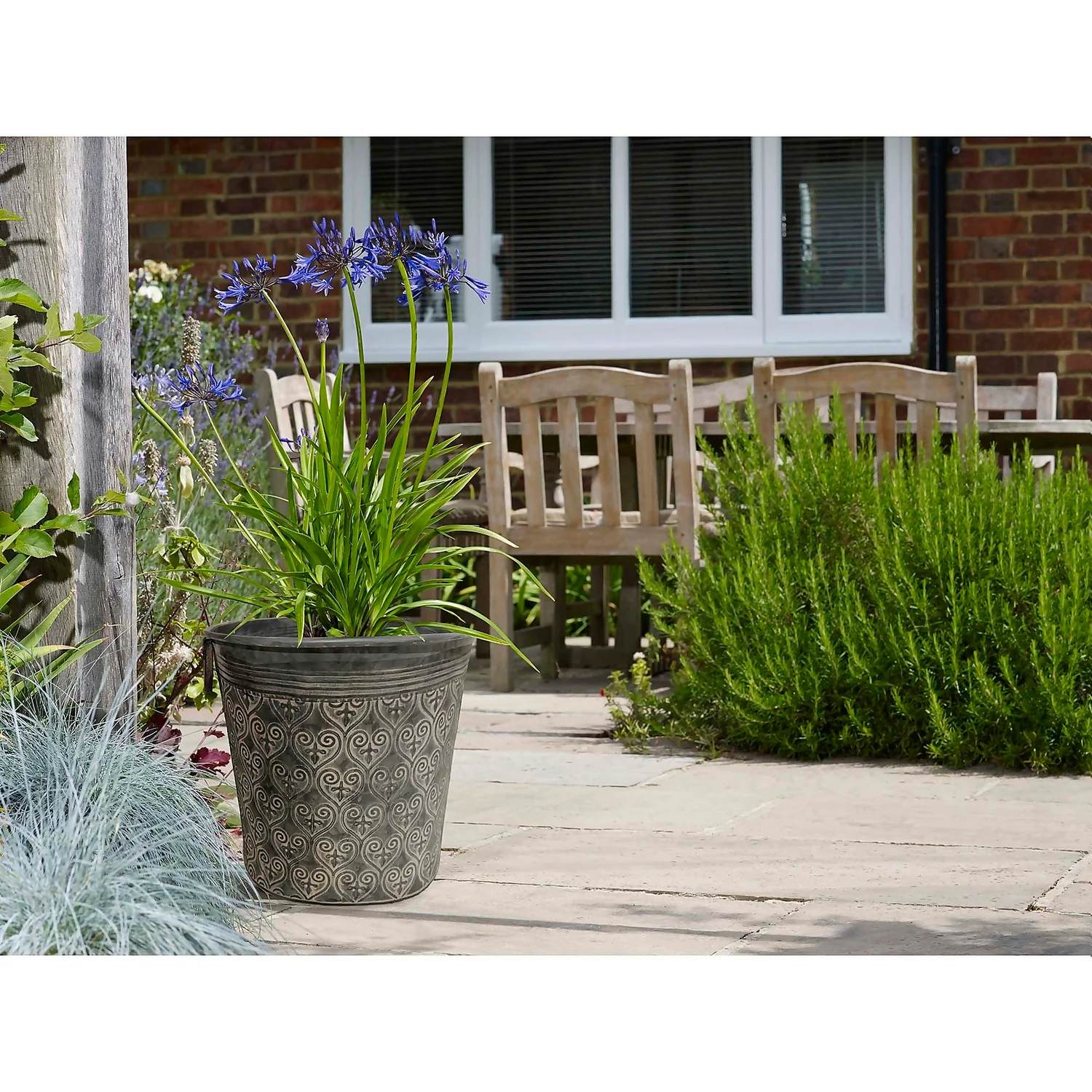 Vintage Metal Patterned Cone - 37cm Vintage Metal Patterned Cone - 37cm -Deals Furniture Store 12939991 1684856772483240