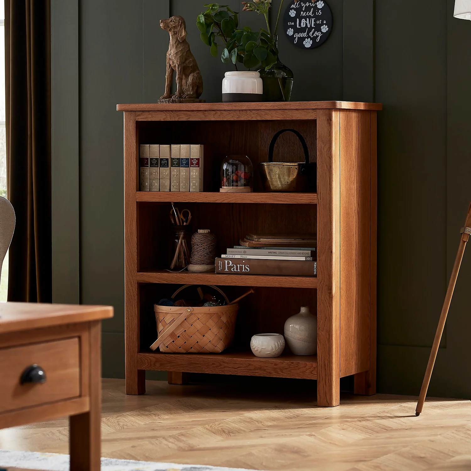 Norbury Low Bookcase - Oak Norbury Low Bookcase - Oak -Deals Furniture Store 12940841 4144889224070061