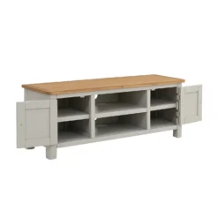 Norbury Wide TV Stand - Grey -Deals Furniture Store 12940856 1484873338403434