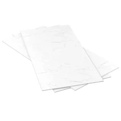 Plancs White Marble Self-Adhesive Vinyl Floor Tile - 5pc Pack Covers 0.93sqm -Deals Furniture Store 12968592 1514946463407445