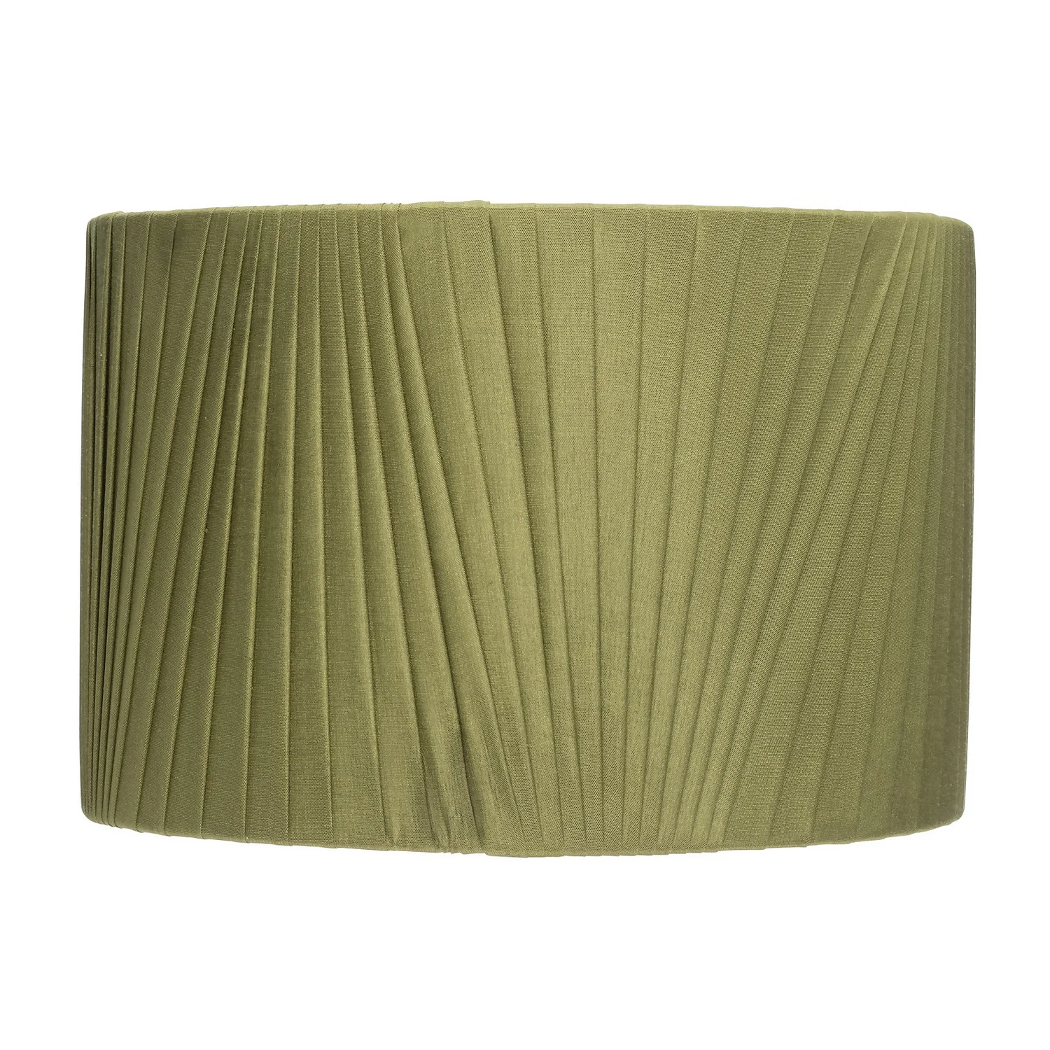 Raye Olive Drum Pleated Silk Shade - 30cm Raye Olive Drum Pleated Silk Shade - 30cm -Deals Furniture Store 13139397 2144900555434255