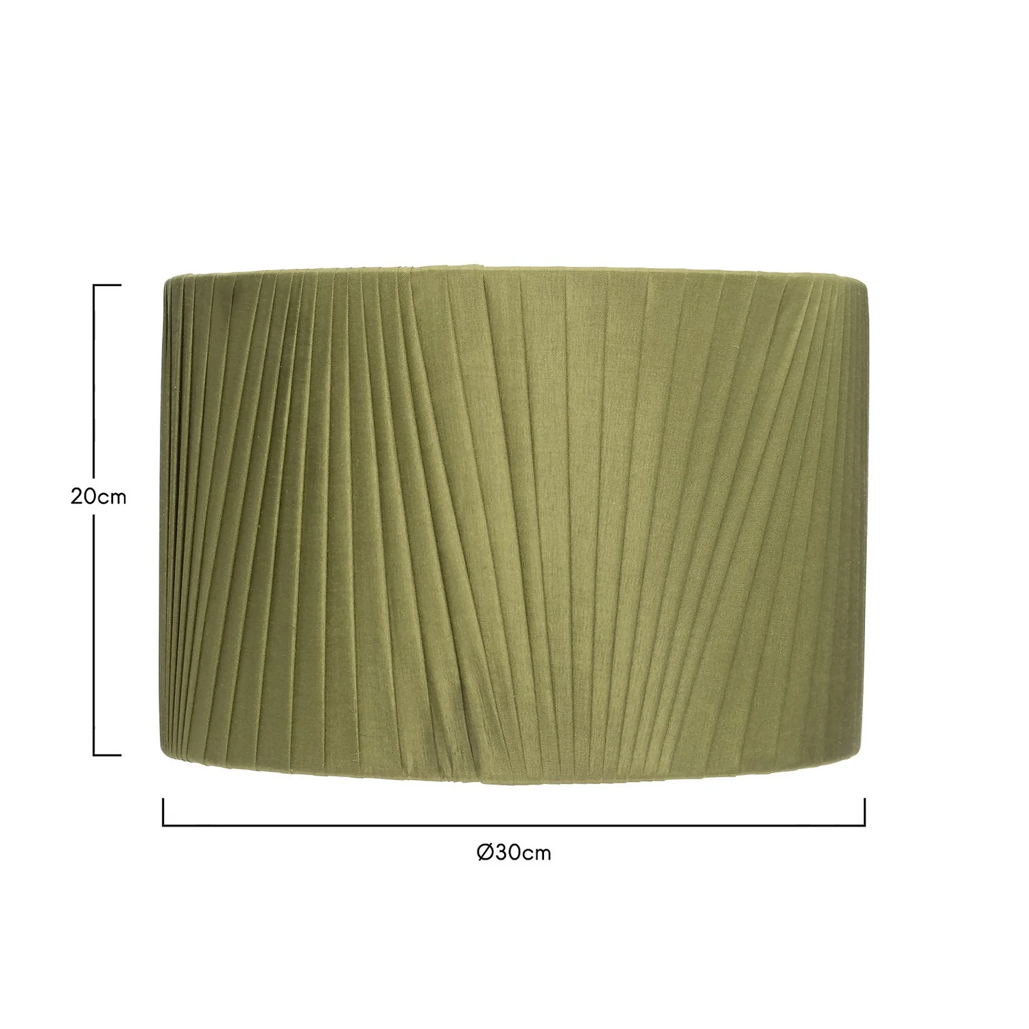 Raye Olive Drum Pleated Silk Shade - 30cm Raye Olive Drum Pleated Silk Shade - 30cm -Deals Furniture Store 13139397 8284900555608804