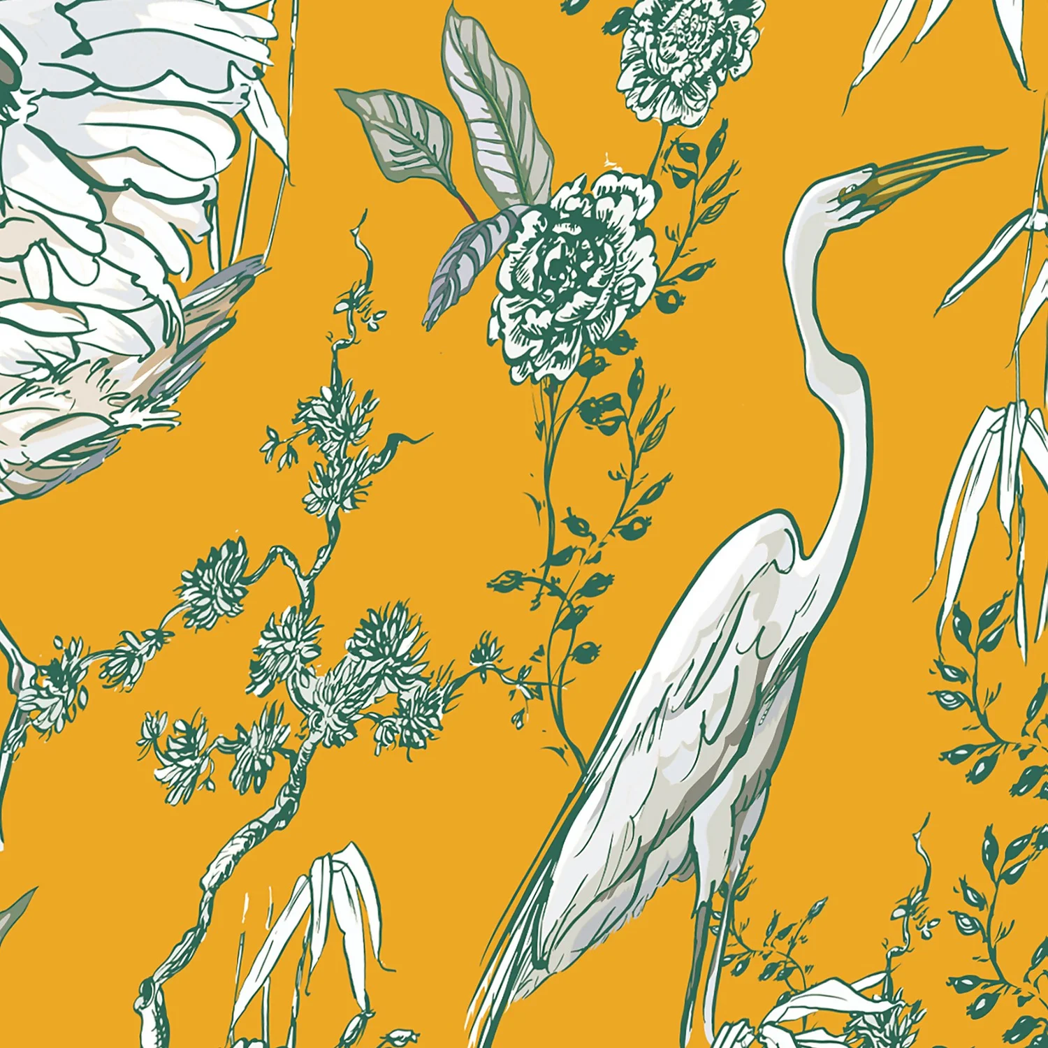 Curver Stockholm Stork Deco Storage Box - Yellow - 22L Curver Stockholm Stork Deco Storage Box - Yellow - 22L -Deals Furniture Store 13169628 1294898511923622