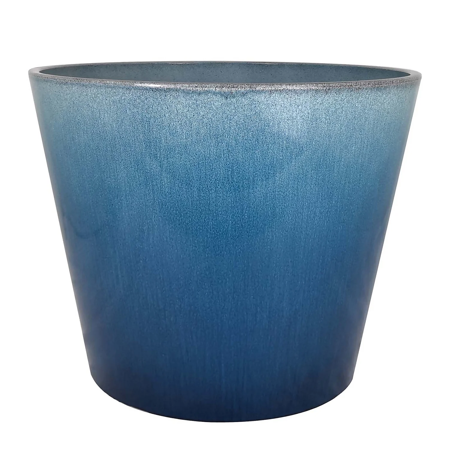 Glazed Finish Blue Planter - 40cm Glazed Finish Blue Planter - 40cm -Deals Furniture Store 13190807 1544926228689247