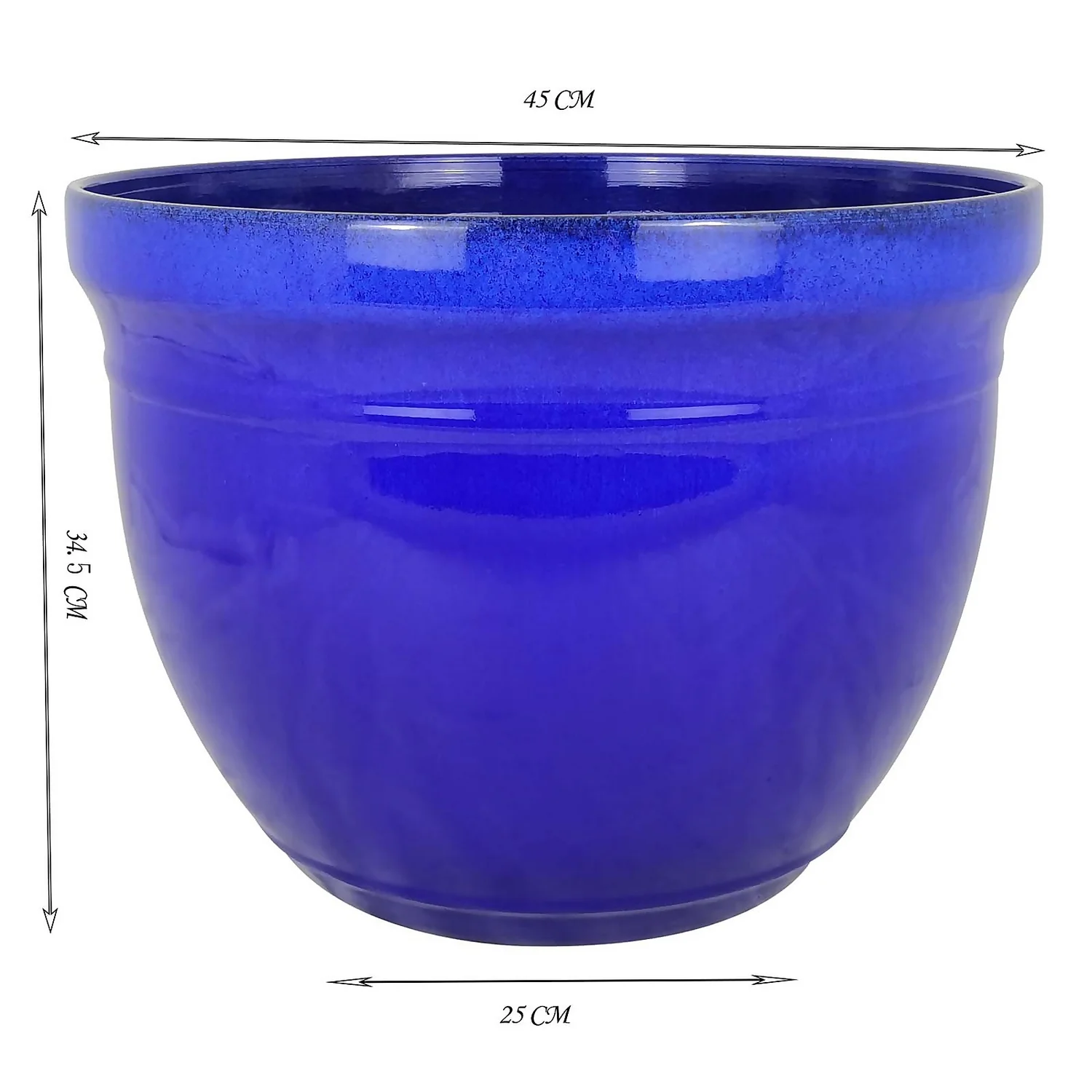 Maddison Royal Blue Planter - 45cm Maddison Royal Blue Planter - 45cm -Deals Furniture Store 13190833 4294926229099605