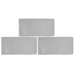 Country Living Artisan Whisper Grey Ceramic Wall Tile 75 X 150mm - 0.5sqm Pack -Deals Furniture Store 13220553 4164916600434971