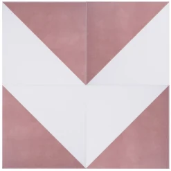 House Beautiful Cube Blush Porcelain Wall & Floor Tile 200 X 200mm - 0.52sqm Pack -Deals Furniture Store 13220593 8314915382702721