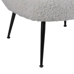 Tori Boucle Tub Chair - White -Deals Furniture Store 13224150 1104919264620386