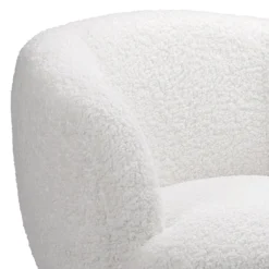 Tori Boucle Tub Chair - White -Deals Furniture Store 13224150 2234919264570028