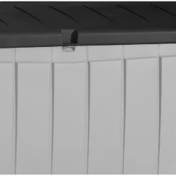 Keter Ace Outdoor Garden Storage Box 124 X 55 X 62.5 Cm - Grey And Black -Deals Furniture Store 13432924 1444947994665603