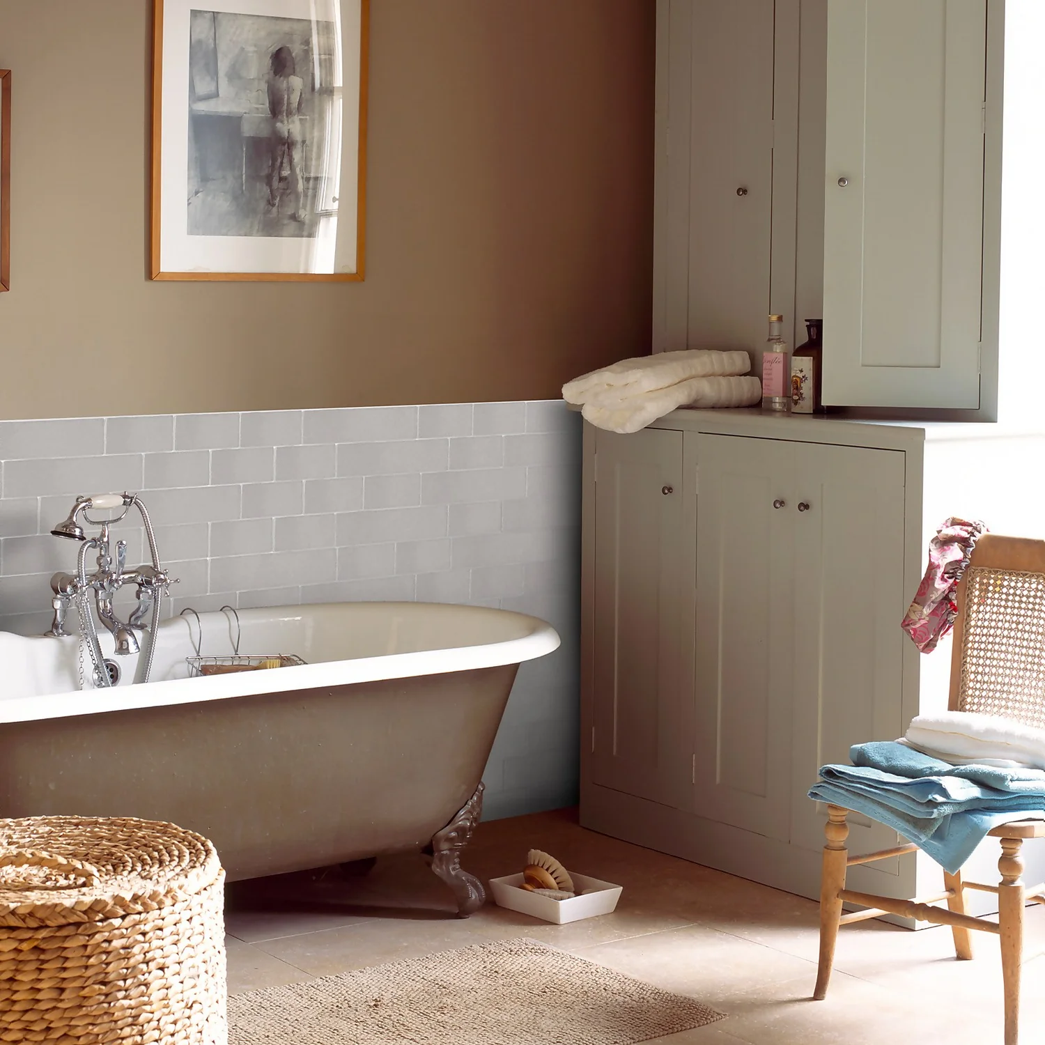 Country Living Artisan Antique White Ceramic Wall Tile 75 x 300mm - 0.5sqm Pack Country Living Artisan Antique White Ceramic Wall Tile 75 X 300mm - 0.5sqm Pack -Deals Furniture Store 13433205 1915051391078708