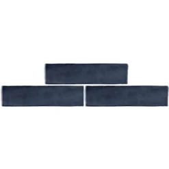 Country Living Artisan French Navy Ceramic Wall Tile 75 X 300mm - 0.5sqm Pack -Deals Furniture Store 13433210 2544916403897753