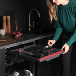 AEG FSS53907Z Fully Integrated Standard Dishwasher - Black Control Panel With Sliding Door Fixing Kit -Deals Furniture Store 13481943 1834998296303826