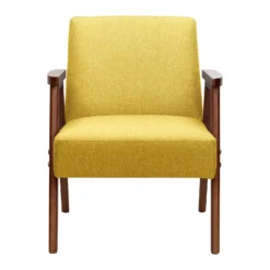 Alex Mid Century Armchair - Ochre -Deals Furniture Store 13514419 1234963831634100