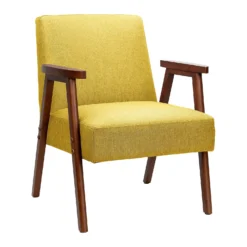 Alex Mid Century Armchair - Ochre