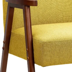 Alex Mid Century Armchair - Ochre -Deals Furniture Store 13514419 7044963831726281