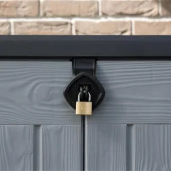 Keter Store It Out Ace Outdoor Garden Storage Shed 1200L - Grey / Graphite -Deals Furniture Store 13531577 2124925770796016