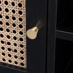 Kubu Rattan TV Stand - Black -Deals Furniture Store 13633729 3334974679872804