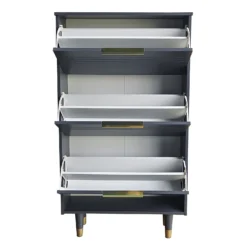 Lewis Shoe Storage Unit - Grey 2 Lewis Shoe Storage Unit - Grey -Deals Furniture Store 13633732 1344998257853486
